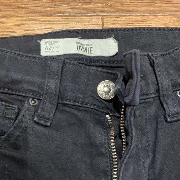 JAIME TOPSHOP BLACK SKINNY QUEENS - Picture 1 of 3